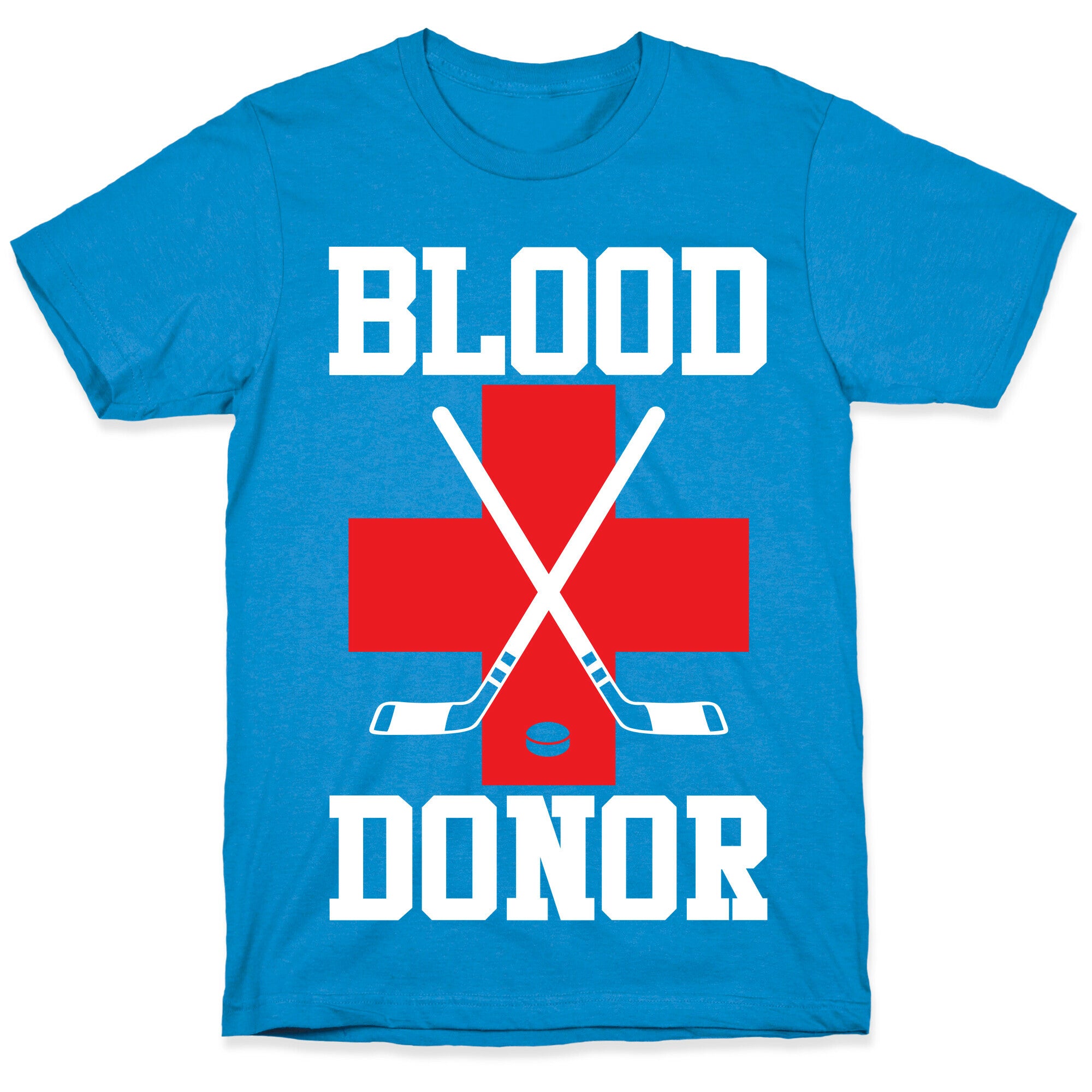 Blood Donor Hockey T-Shirt